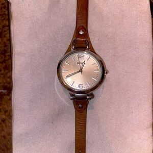Women’s Fossil Watches Genuine Leather